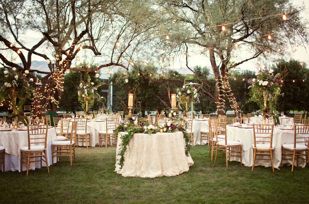 A venue for an outdoor wedding